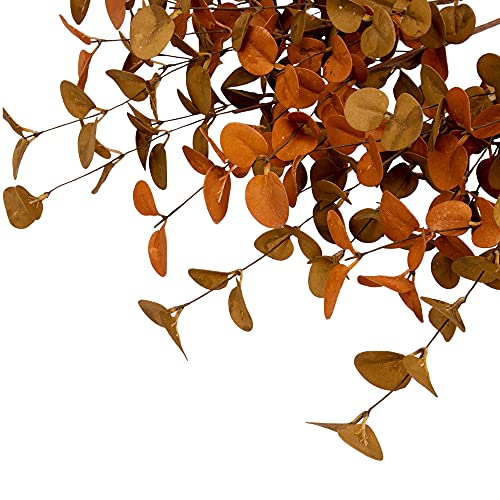 6 Pcs Fall Eucalyptus Leaves Artificial Eucalyptus Stems Fall Leaf Spray Autumn Leaves Fall Decorations for Home Floral Arrangement