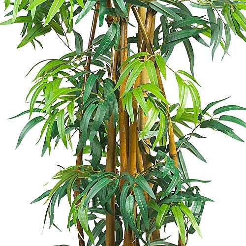 Nearly Natural 6ft. Curved Bamboo Silk Tree - size: 6ft