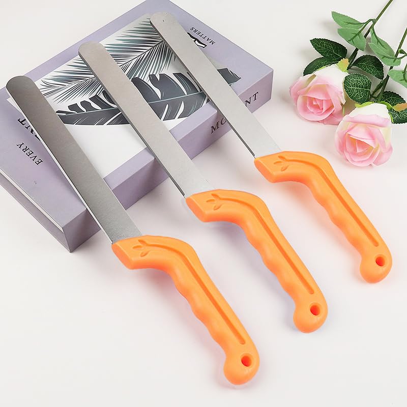 Tinsow Florist Professional Cutting Knife for Flower Foam Block Knives for Floral Foam Block Bricks(Orange) - color: Orange