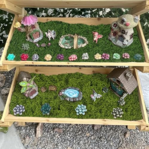 FAICOIA 3 Pcs Fake Moss Rug Table Runner Rolls for Decoration 4" x 47" Artificial Moss for Plants Indoor Green Faux Grass for Planters Crafts DIY Table Centerpieces Fairy Woodland Garden 10 x 120cm - color: Green