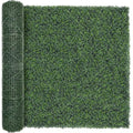 TTTM Artificial Boxwood Hedge Roll: 80"X120" UV-Resistant Faux Green Ivy Leaves Grass Wall Panel Fence for Indoor/Outdoor Privacy Screen, Wedding Backdrops, and Home Greenery Wall Decor - size: 80"X120"