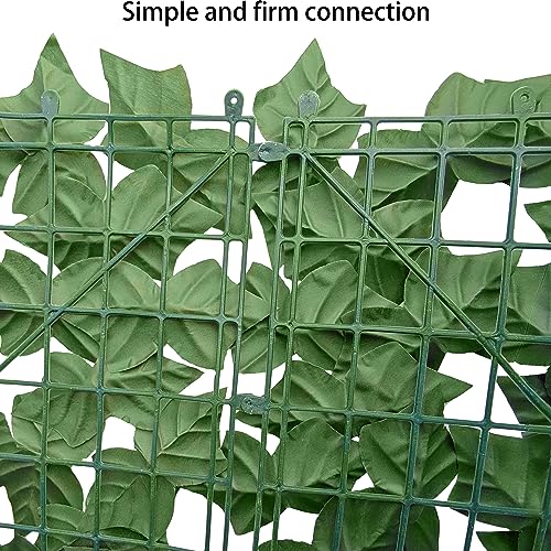 ODTORY Artificial Ivy Privacy Fence Wall Screen: 40X100 in UV-Anti Faux Greenery Backdrop Ivy Vine Leaf Hedges Fence Panels for Patio, Balcony, Garden, Backyard Indoor Outdoor Green Decor - size: 40 in x 100 in- Vine Leaf
