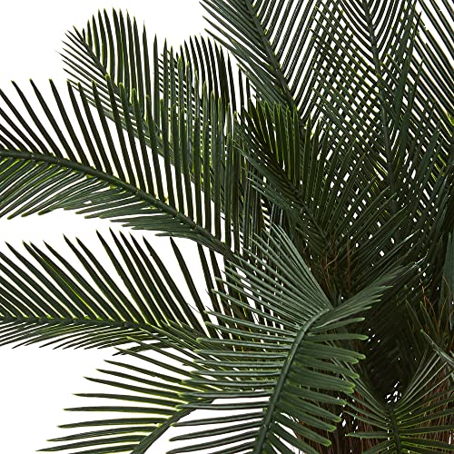 Nearly Natural Artificial, UV Resistant 2’ Cycas Tree (Indoor/Outdoor), Green 28" Dx28 Wx2'H