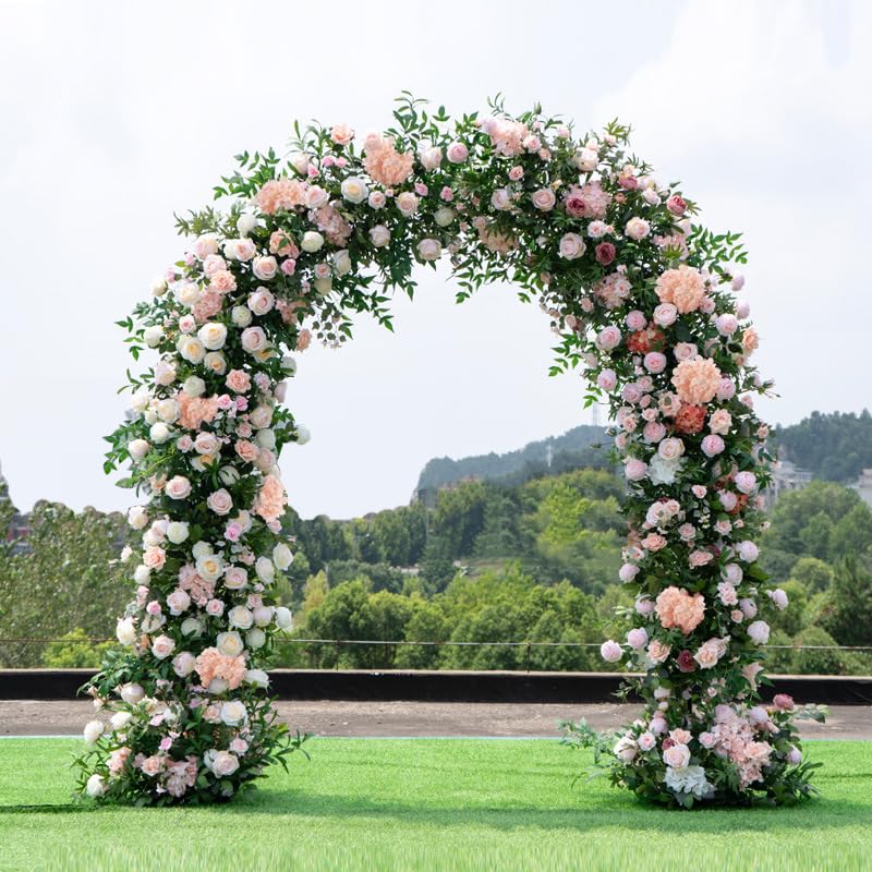 WEISPARK 100PCS Artificial Hydrangea Flowers, Fake Flowers Silk Hydrangea Full Flowers Heads with Stems for Wedding Home Party Shop Baby Shower Decor (Light Pink) - color: Light Pink