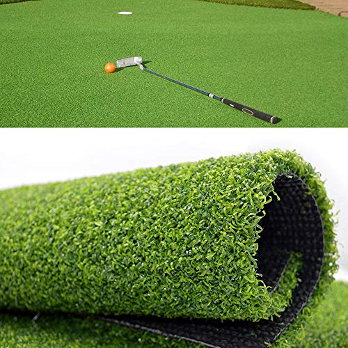 Artificial Grass Turf - 10FTX25FT Indoor/Outdoor Golf Training Mat, Synthetic Fake Grass for Sports - size: 10FTX25FT