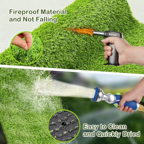 CooZero Artificial Grass, Professional Dog Grass Mat, Potty Training Rug and Replacement Turf Outdoor Rug Patio Lawn Decoration, Easy to Clean with Drainage (39.4 x 19.7 inch) - size: 39.4 x 19.7 inch