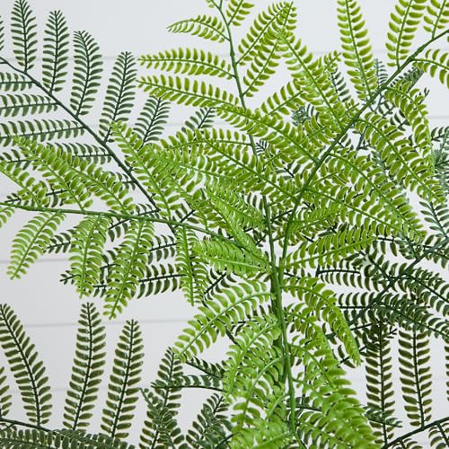 Nearly Natural 3.5-Ft Artificial Jacaranda Tree – Lifelike Green Leaves, Flexible Branches, Includes Nursery Planter