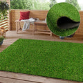 Heyroll Realistic Artificial Turf Grass, 3 FT X 11 FT Artificial Synthetic Fake Grass, 20MM Green Turf Rug Pet Dogs Lawn Mat with Drainage Holes for Indoor Outdoor Patio Garden Landscape/Custom Size - size: 3x11FT