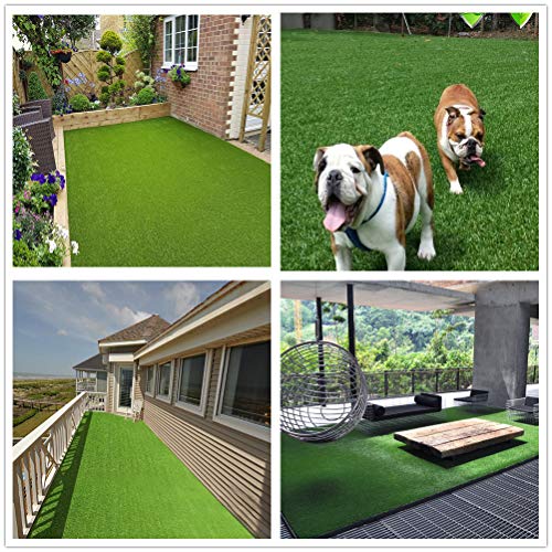 Petgrow Pet Pad Artificial Grass Turf 5.5'x6.5' - Realistic Thick Synthetic Fake Grass Mat for Outdoor Garden Landscape Dog Faux Grass - size: 5.5 FT x6.5 FT(35 Square FT)