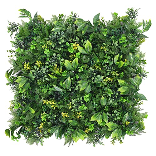 Boshen Artifical Grass Wall Backdrop 6PCS 10"x10" Boxwood Panels Grass Boxwood Hedge Wall Panels Greenery UV Protected Artificial Grass Wall Decor for Party Wedding Backyard Indoor Outdoor - size: 6 Pcs-10" x 10"
