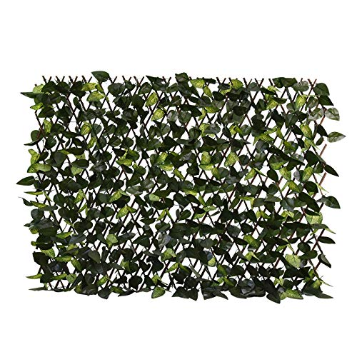 Expandable Fence Privacy Screen for Balcony Patio Outdoor,Decorative Faux Ivy Fencing Panel,Artificial Hedges (Single Sided Leaves)… - color: Mint
