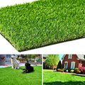 AYOHA Artificial Turf 3 ft x 7 ft with Drainage, 1.38 Inch Realistic Fake Grass Rug Indoor Outdoor Lawn Landscape for Garden, Balcony, Patio, Synthetic Grass Mat for Dogs, Customized - size: 3 ft x 7 ft
