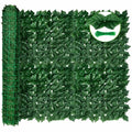 KASZOO Artificial Ivy Privacy Fence Screen 120"×40" - UV-Anti Dense Faux Ivy Greenery Backdrop Fence Panels for Patio, Balcony, Garden, Backyard Indoor Outdoor Decor - size: 120*40inch