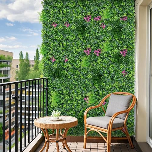 Grooy Boxwood Roll Panels, Grass Wall 60"x120"(50 SQFT), Grass Backdrop, Privacy Screen, Sun Protected Green Wall Decor for Outdoor, Indoor, Garden, Backyard and Décor - color: Fern, size: 60''x120''