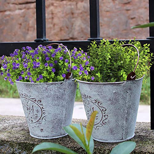 RECUTMS 8 Bundles Artificial Eucalyptus Artificial Grasses Fake Greenery Boxwood Stems Fake Plants and Greenery Springs for Farmhouse,Home,Garden,Office,Patio,Wedding and Indoor Outdoor(Eucalyptus) - color: Eucalyptus, size: 8 Pcs