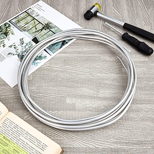 Pelopy Aluminum Wire 1/4 Inch Diameter Metal Wire 40 ft Armature Bendable Armature for Sculpting Dolls Floral Jewelry Making Weaving DIY Crafts, Silver - size: 1/4 Inch,40 ft