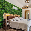 3rd Street Inn Artificial Greenery Wall Panels for Privacy - 12-Pack - color: Fern