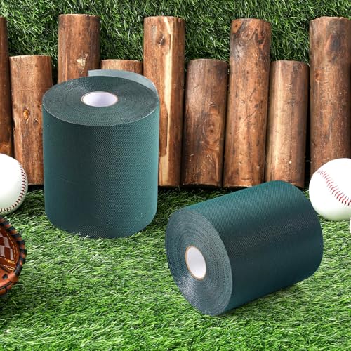 Gersoniel 2 Rolls 6 in x 65.6 ft Self Adhesive Turf Seam Tape Artificial Grass Turf Tape for Artificial Lawn Carpet Jointing, Indoor Outdoor Rug, Pet Grass Mat Connecting - size: 6 in x 65.6 ft
