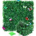 12Pcs Artificial Grass Wall Panels - 10”x10” Grass Backdrop Wall, UV Protected Greenery Decor for Indoor Outdoor Use (10”x10” (12pcs)) - size: 10”x10” (12pcs)