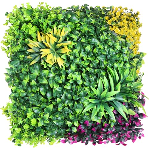6PCS Grass Backdrop 20"x20", Artificial Hedge Green Wall Decor, Greenery Plant Wall, UV Protected Privacy Fence Screen, Plant Boxwood Panels for Outdoor Indoor Wedding Decor - size: 6 Pieces 20x20-A