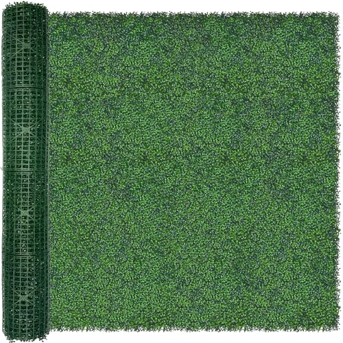 ODTORY Artificial Ivy Privacy Fence Wall Screen: 72 X144 in (72 sqft) UV-Anti Faux Boxwood Roll Panels Greenery Backdrop Ivy Vine Leaf Hedges Fence Panels for Indoor Outdoor Green Wall Decor - size: 6 ft x 12 ft- Boxwood