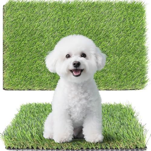 Artificial Grass Turf 3 Feet X 5 Feet, 1.38" Height Perfect Fake Grass Rug with Drainage Holes, Indoor/Outdoor Artificial Turf Mat for Garden Lawn Balcony Pet Landscape Decoration - size: 3 Feet X 5 Feet