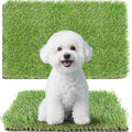 Artificial Grass Turf 3 Feet X 5 Feet, 1.38" Height Perfect Fake Grass Rug with Drainage Holes, Indoor/Outdoor Artificial Turf Mat for Garden Lawn Balcony Pet Landscape Decoration - size: 3 Feet X 5 Feet