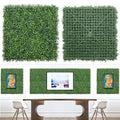 Grass Wall Decor,Paistao Privacy Fence Screen,Greenery Backdrop Panels,20"x 20"24Pcs Artificial Boxwood Fake Grass Wall for Indoor,Outdoor,Patio,Garden,Backyard - size: 2 Boxwood-20"x 20" (24 Pcs)