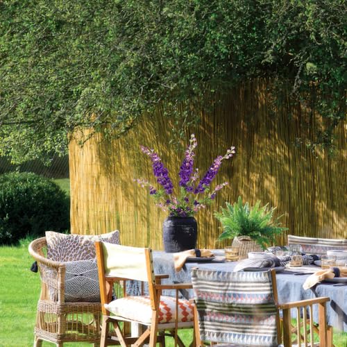 CITYES 3 Pcs Delphinium Artificial Flowers Bulk 35" Long Stem Silk Larkspur Flowers Artificial Snapdragon Flower Stems Purple Faux Bouquet for Tall Vase Floral Arrangements Home Outdoor Wedding Decor - color: Purple