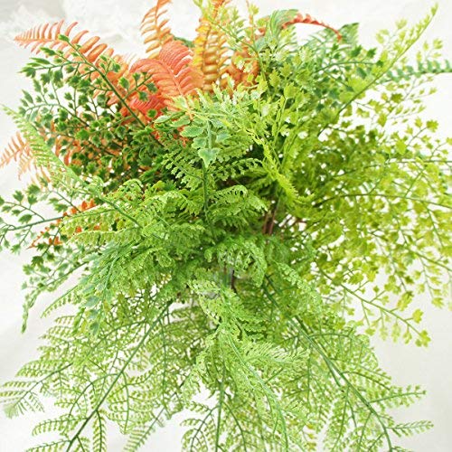 18" Artificial Soft Plastic Fern - Package of 3 (Rabbit's Foot) - color: Rabbit's Foot