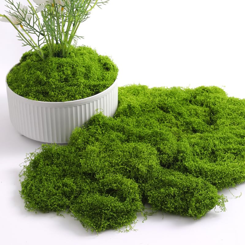 50g Artificial Green Moss for DIY Decorative Moss Table Centerpieces Decor - color: 50g