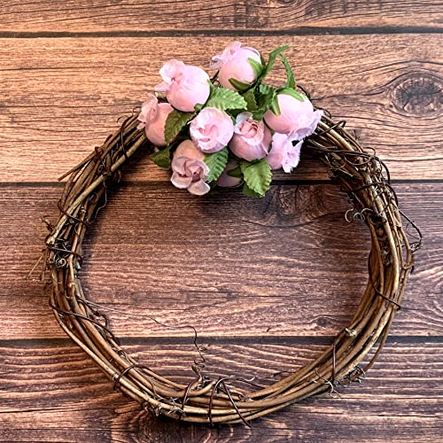 Rose Petal Pink Artificial Silk Flower Roses - 12 Mini Bouquets of 12 Rosebuds, 144 Rosebuds Total, Valentine’s Day Wedding Decor, Easter Reception Wreath, Gender Reveal Bridal Shower Flowers - color: Rose Petal Pink