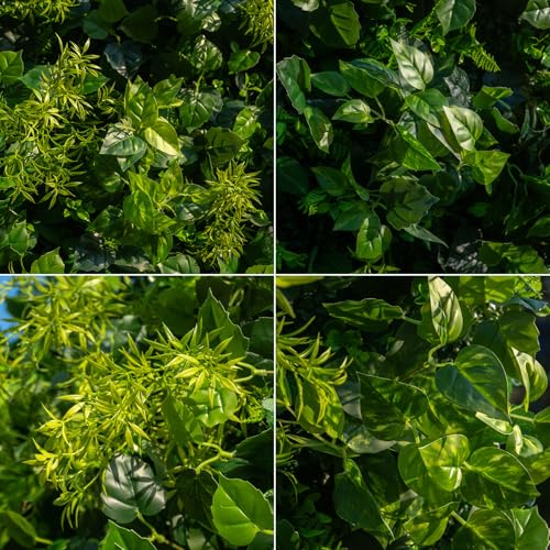 Artificial Flower Wall Panels, 3D Silk Floral Wall Backdrop, Green Wall for Wedding, Baby Show, Party and Home Decor, Quick Assembly/Storage Roll Up, Both Eco ＆ Pet Friendly, 4ft*8ft - color: Greenery, size: 4ft*8ft