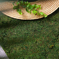 Tableclothsfactory 18" x 16" Preserved Natural Moss Roll Faux Green Living Wall Foliage Green Garden Wall Mat - color: Moss
