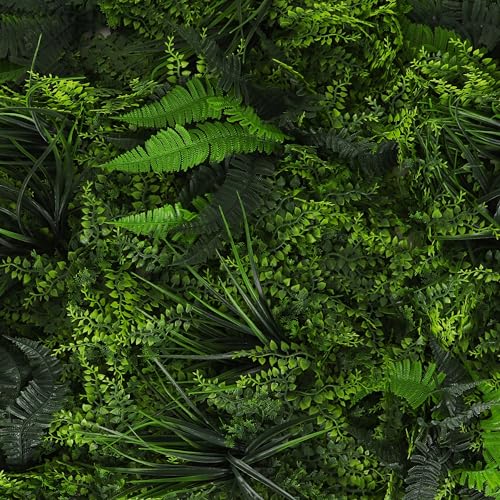 3rd Street Inn Artificial Greenery Wall Panels for Privacy - 4-Pack - color: Fern