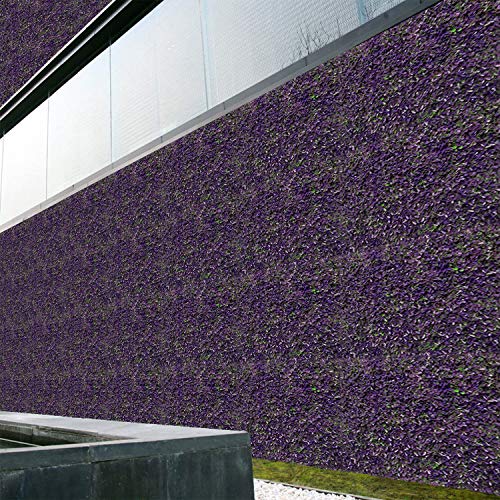 E&K 20" x 20" Artificial Plant Fence Panel Faux Leaves Grass Wall Privacy Screen Panel Decorative for Indoor Outdoor (6 Pcs) - color: Boxwood - Milan 02