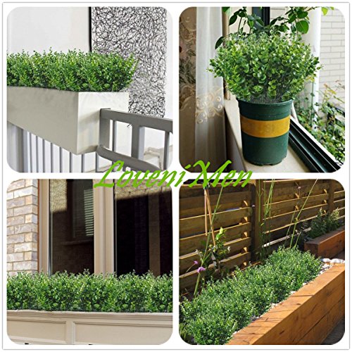 Artificial Shrubs, Fake Plastic Greenery Plants Eucalyptus Leaves Bushes, Indoor Outdoor Outside Home Garden Office Verandah Table Arrangements Decor Decoration 4pcs - color: Eucalyptus / 4pcs