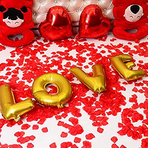 LZXD 1000 Pieces Light Pink Artificial Silk Rose Petals Flower Decoration Wedding Party Color Light Pink - color: Light Pink