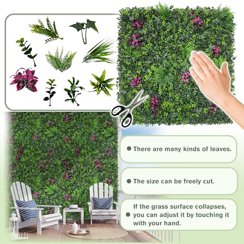 Greenery Grass Wall Boxwood Plant Roll: 60"x128"(53.5 SQFT) with UV Resistant Green Leaves Faux for Interior Panel, Greenery Backdrop,Garden and Indoor Outdoor Wall&Fence Covering Privacy - color: 3d Style 2, size: 60"x128"