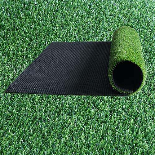 Artificial Grass Turf Lawn-1 x 24 Feet, 0.7" Indoor Outdoor Garden Lawn Landscape Synthetic Grass Mat Fake Grass Rug - size: 1 x 24 Feet
