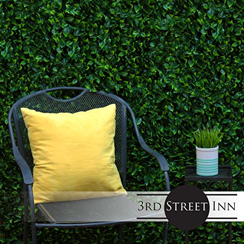 3rd Street Inn Artificial Greenery Wall Panels for Privacy - 4-Pack - color: Gardenia