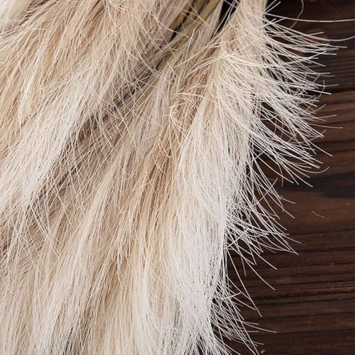 5Pcs Pampas Grass, Faux Pampas Grass Decor Tall 18"/45CM Artificial Pompous Grass Small Fake Pompas Vase Filler, Artificial Pampas Grass