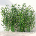 4 FT Fake Bamboo Plant Indoor: 10 Packs Artificial Privacy Tall Tree Decor, Faux Bamboo for Outdoor or Office or Home