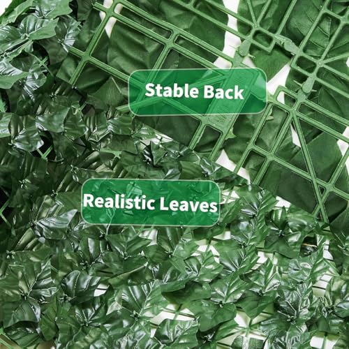 Artificial Ivy Privacy Fence Screen,240X40 in Privacy Fence Panels Balcony Privacy Screen Faux Ivy Hedge Vine Leaf Greenery Backdrop Privacy Screen Outdoor for Patio,Balcony, Garden, Backyard - size: 240 in x 40in - Maple Leaf