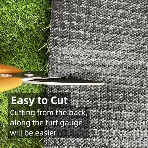 Artificial Grass Rug 3 ft x 25 ft, Synthetic Fake Grass Turf Mat for Indoor Outdoor Garden Home Decor, 0.8" Pile Height - size: 3 ft x 25 ft