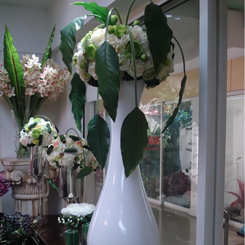 3Pcs 37.5“Large Banana Tree Artificial Plant Leaf,Fake Green Plants,Artificial Palm Leaf,Artificial Greenery Leaves for Home Kitchen Garden Wedding Party Tropical Leaves Decor