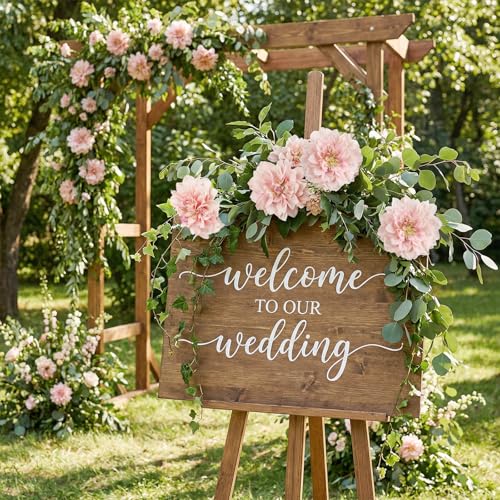 6pcs Dahlia Artificial Flowers Deep Pink Large Fake Dahlia Faux Silk Flowers with Long Stem for Wedding Bouquets Party Baby Shower Floral Arrangements Home Tables Decoration（Deep Pink - color: Deep Pink