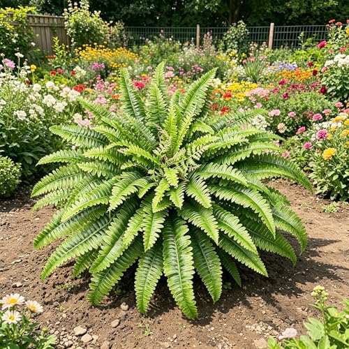 45" Fake Ferns Artificial Plants Large, 63 Fronds Artificial Ferns for Outdoors and Indoors, Faux Fern Greenery Suitable for Planter Hanging Garden Porch Office Decor - color: Light Green, size: 45inch
