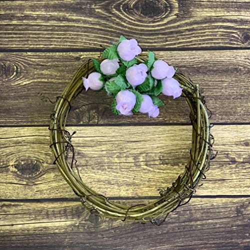 GiftWrap Etc. Lavender Artificial Silk Flower Roses - 12 Mini Bouquets of 12 Rosebuds, 144 Rosebuds Total, Valentine’s Day Wedding Decor, Easter Pastel Reception Flowers, Spring Anniversary Wreath - color: Lavender