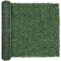 TTTM Artificial Boxwood Hedge Roll: 60"x120" UV-Resistant Faux Green Ivy Leaves Grass Wall Panel Fence for Indoor/Outdoor Privacy Screen, Wedding Backdrops, and Home Greenery Wall Decor - size: 60"X120"